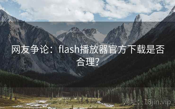 网友争论:flash播放器官方下载是否合理? 第2张 网友争论:flash播放器官方下载是否合理? 第2张